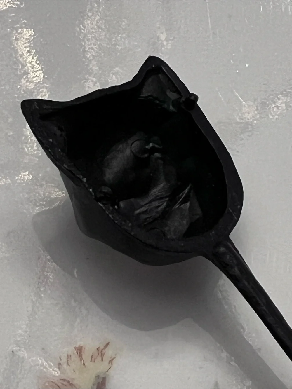 Vintage Halloween Black Spooky Cat Cupcake Cake Topper Pick 1950's Decoration